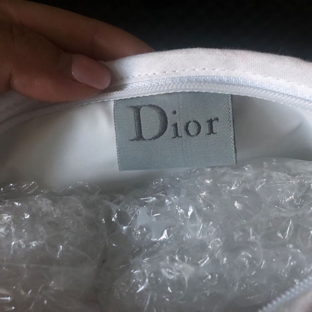 NWOT Dior Terry Cotton Zip Pouch - Picture 5 of 6